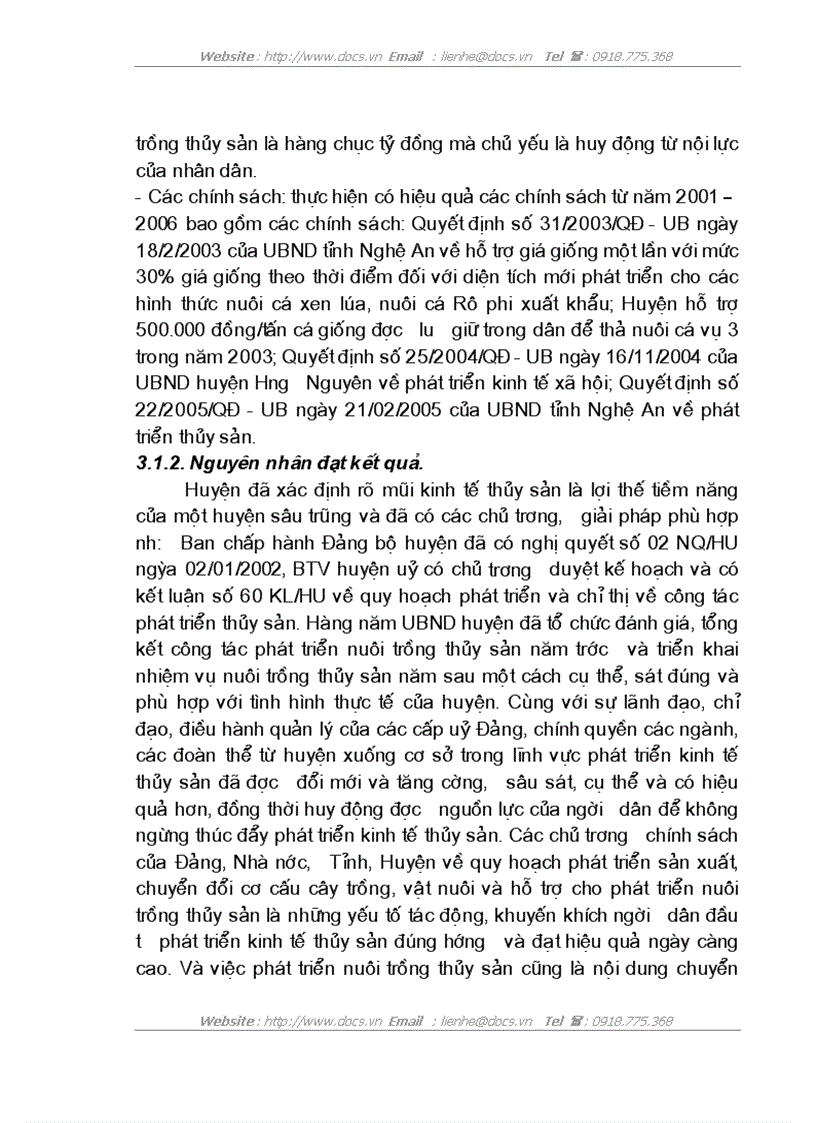 image for page Thực trạng và giải pháp phát triển nuôi trồng thuỷ sản trên địa bàn huyện Hưng Nguyên tỉnh Nghệ An