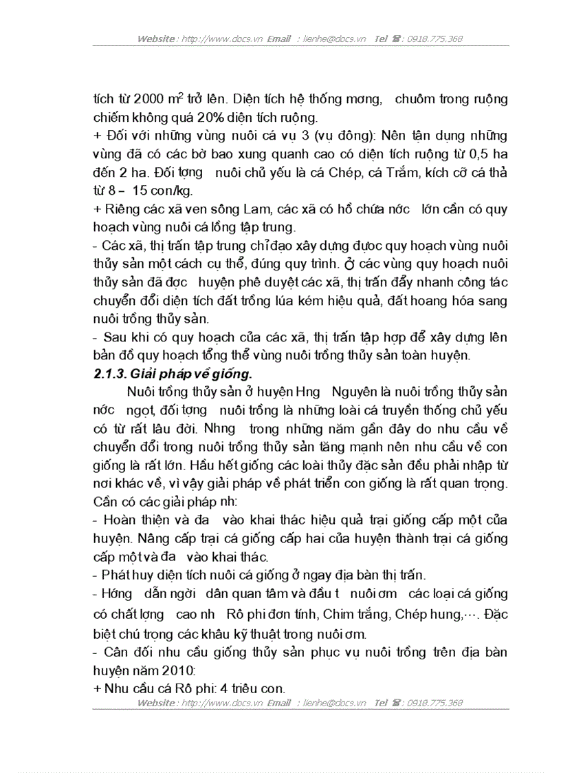 image for page Thực trạng và giải pháp phát triển nuôi trồng thuỷ sản trên địa bàn huyện Hưng Nguyên tỉnh Nghệ An