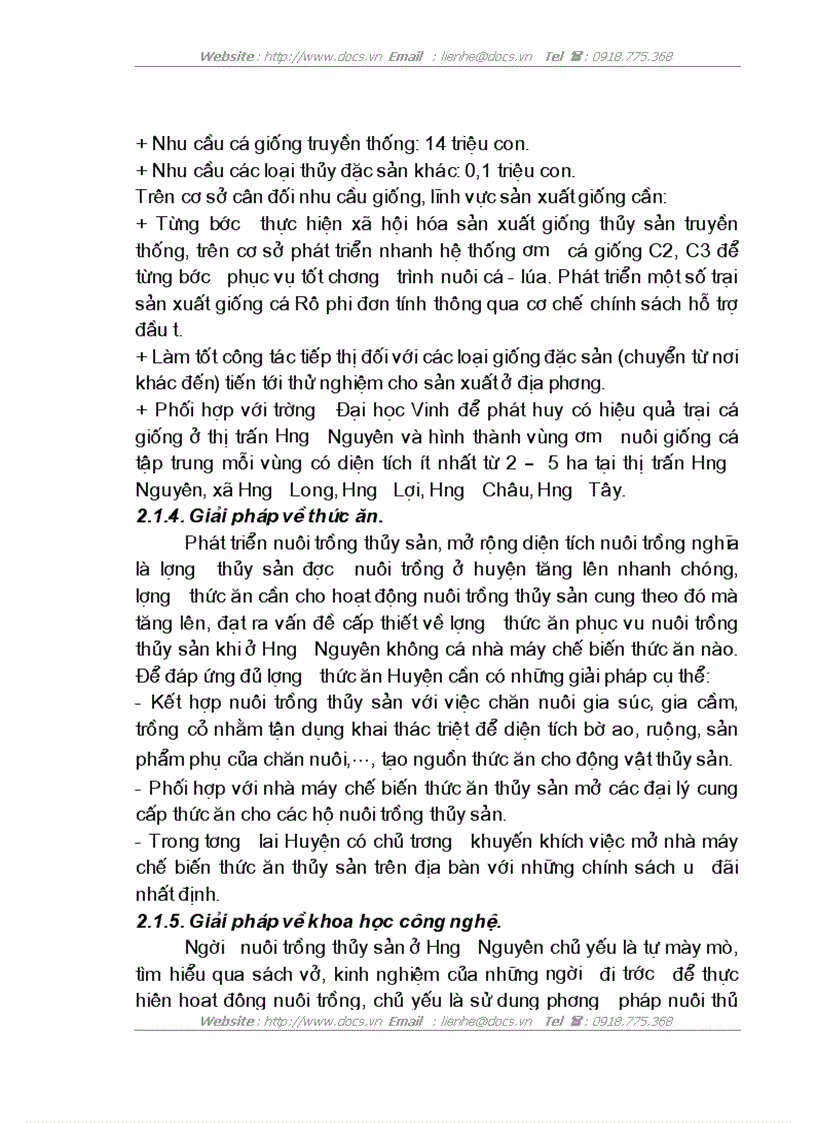 image for page Thực trạng và giải pháp phát triển nuôi trồng thuỷ sản trên địa bàn huyện Hưng Nguyên tỉnh Nghệ An