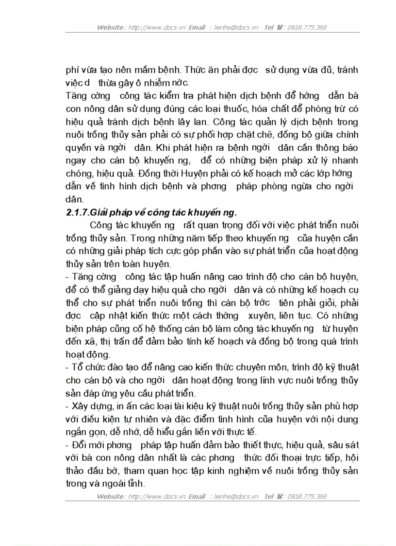 image for page Thực trạng và giải pháp phát triển nuôi trồng thuỷ sản trên địa bàn huyện Hưng Nguyên tỉnh Nghệ An