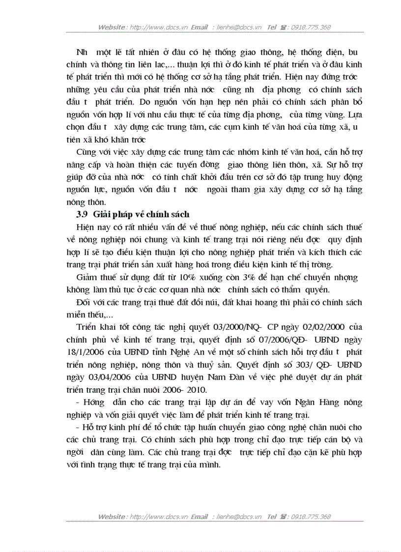 image for page Phương hướng và giải pháp phát triển các trang trại chăn nuôi tại huyện Nam Đàn tỉnh Nghệ An