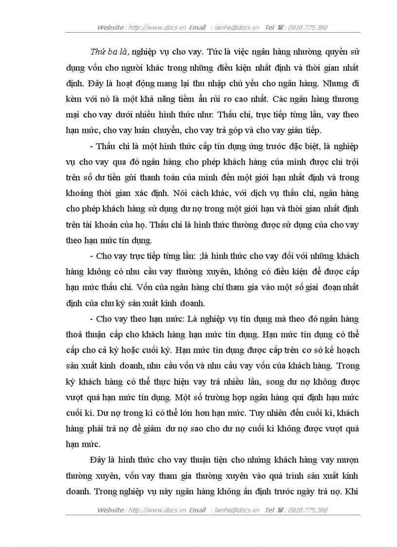 image for page Phát triển cho vay theo hạn mức tín dụng tại Chi nhánh Techcombank Hưng Yên