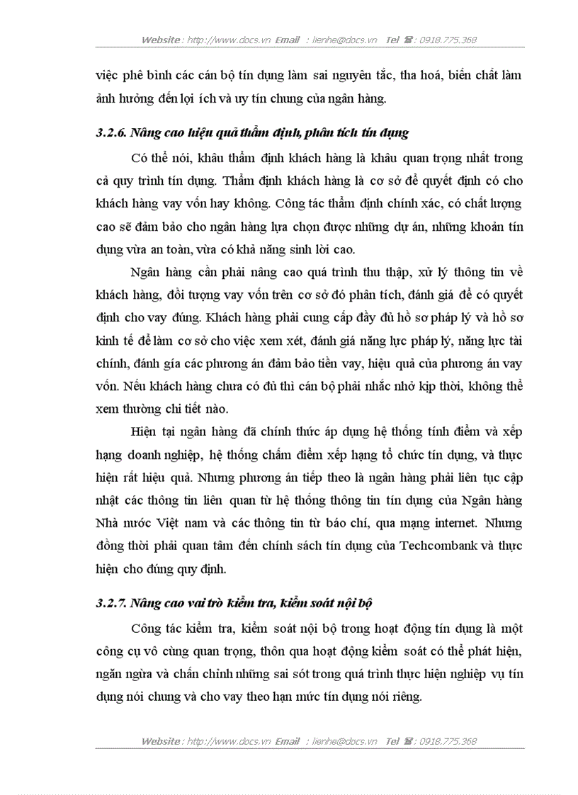 image for page Phát triển cho vay theo hạn mức tín dụng tại Chi nhánh Techcombank Hưng Yên