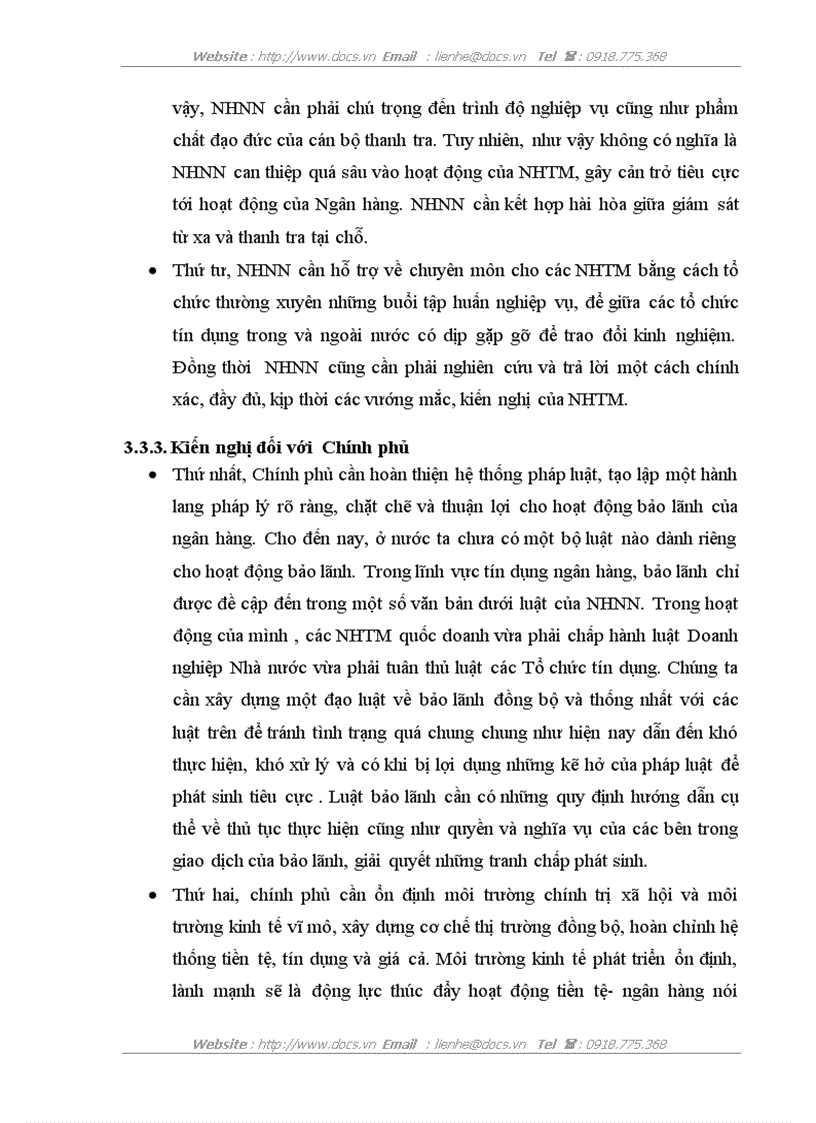 image for page Hoàn thiện nghiệp vụ bảo lãnh tại Ngân hàng Công Thương Sông Nhuệ