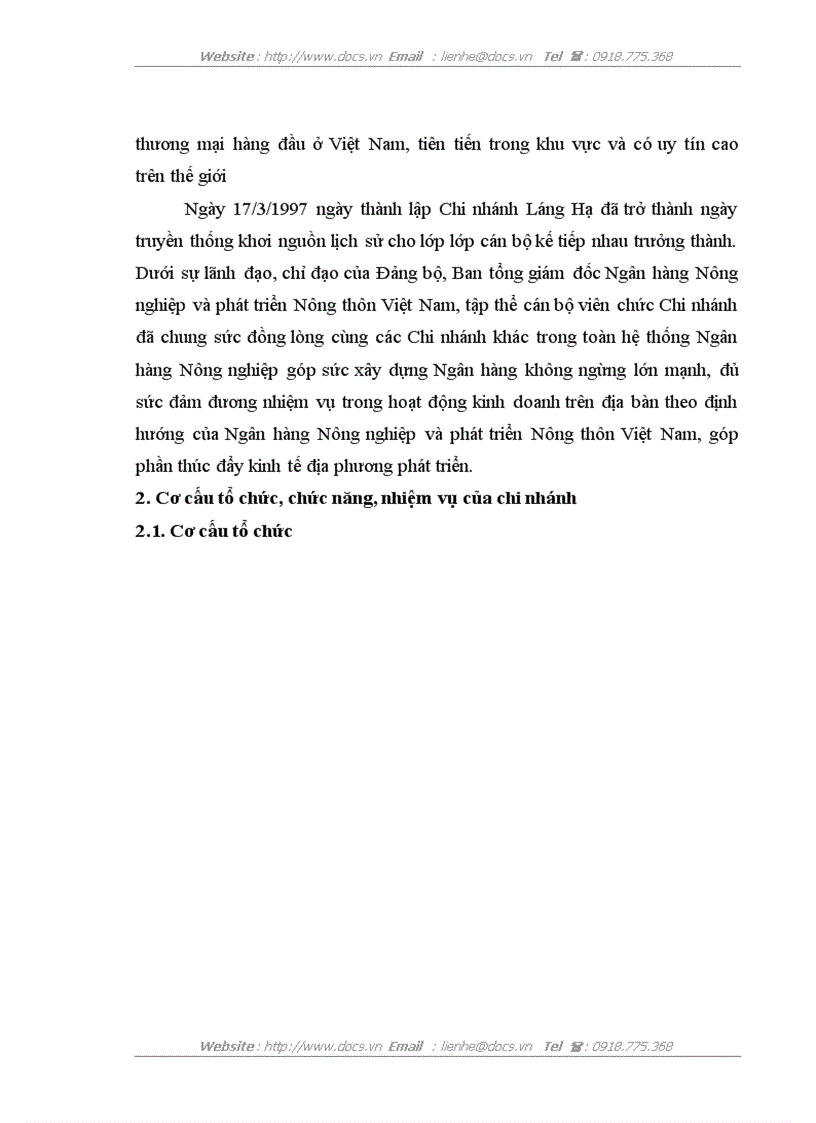 image for page Mở rộng tín dụng đối với doanh nghiệp vừa và nhỏ tại Chi nhánh Ngân hàng Nông nghiệp và Phát triển Nông thôn Láng Hạ