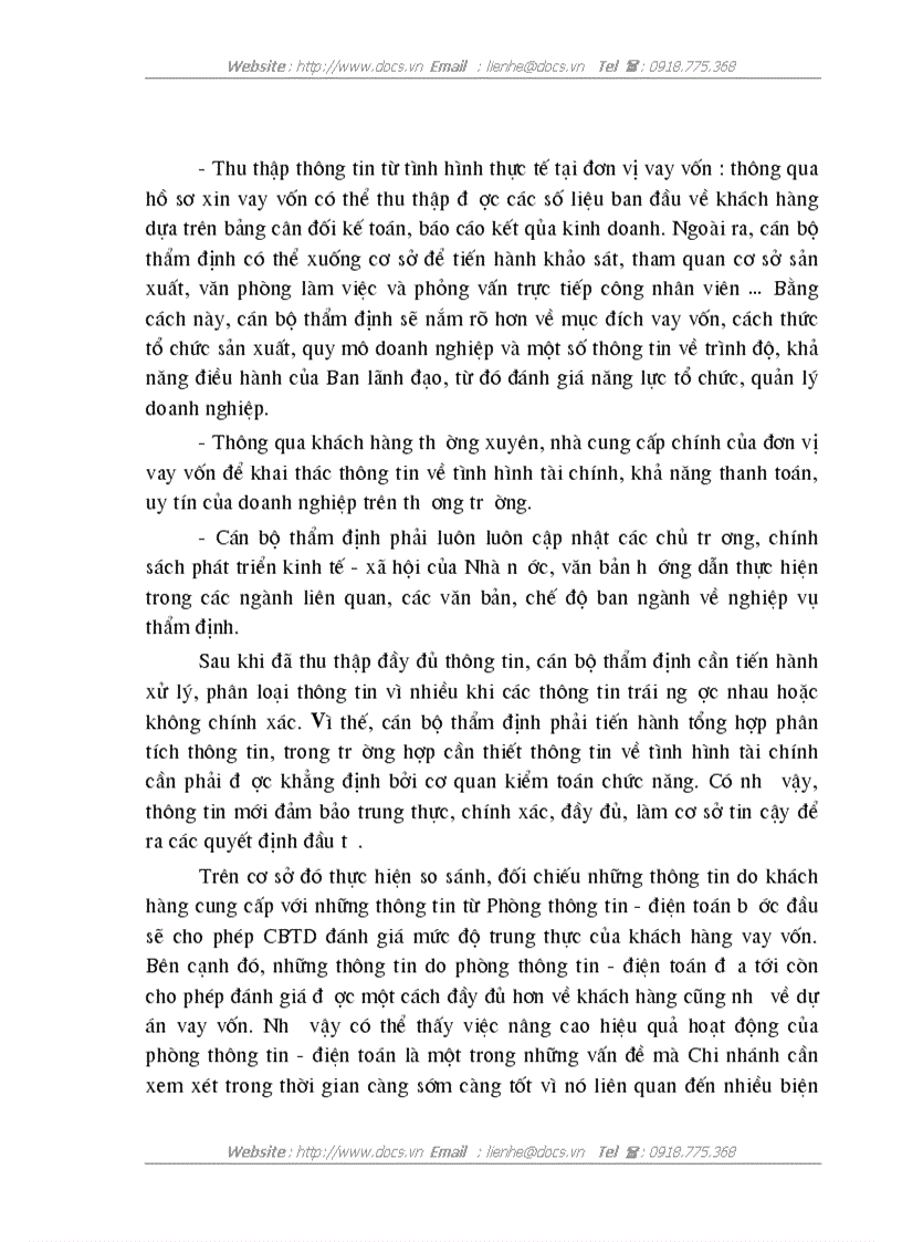 image for page Hoàn thiện công tác thẩm định tài chính doanh nghiệp trong hoạt động tín dụng tại Chi nhánh Ngân hàng công thương Đông Anh