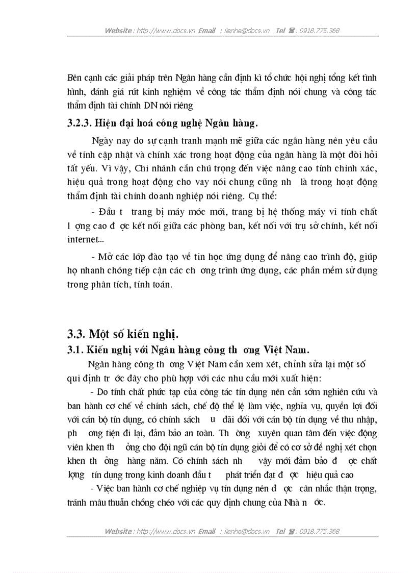 image for page Hoàn thiện công tác thẩm định tài chính doanh nghiệp trong hoạt động tín dụng tại Chi nhánh Ngân hàng công thương Đông Anh