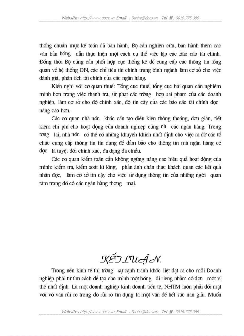 image for page Hoàn thiện công tác thẩm định tài chính doanh nghiệp trong hoạt động tín dụng tại Chi nhánh Ngân hàng công thương Đông Anh