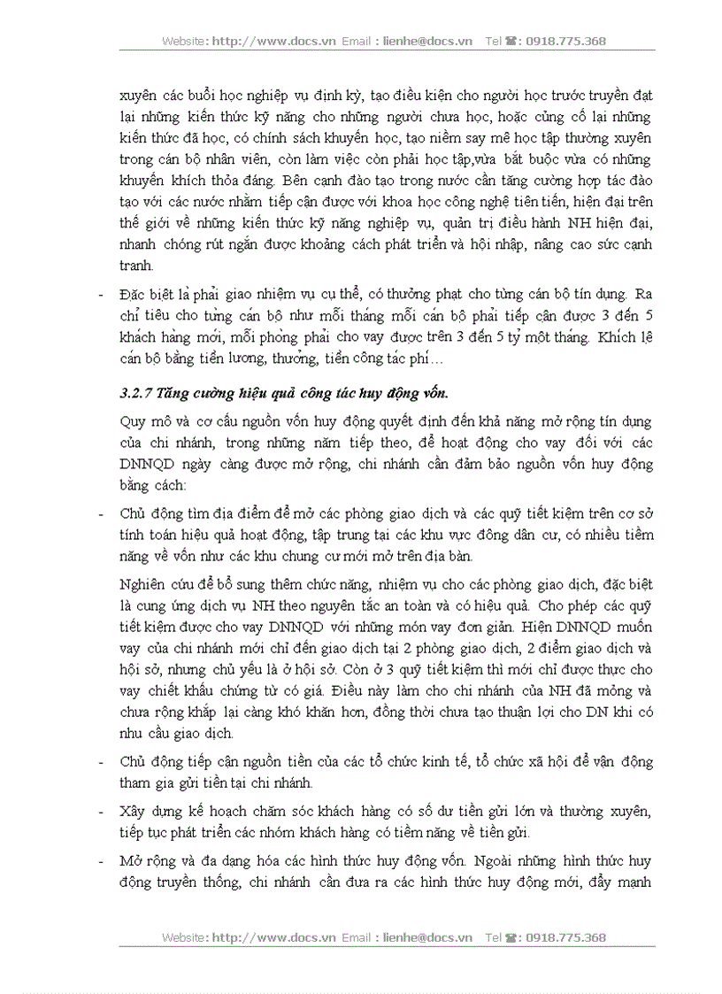 image for page Mở rộng cho vay đối với các dnnqd tại chi nhánh nh đt pt hà tây