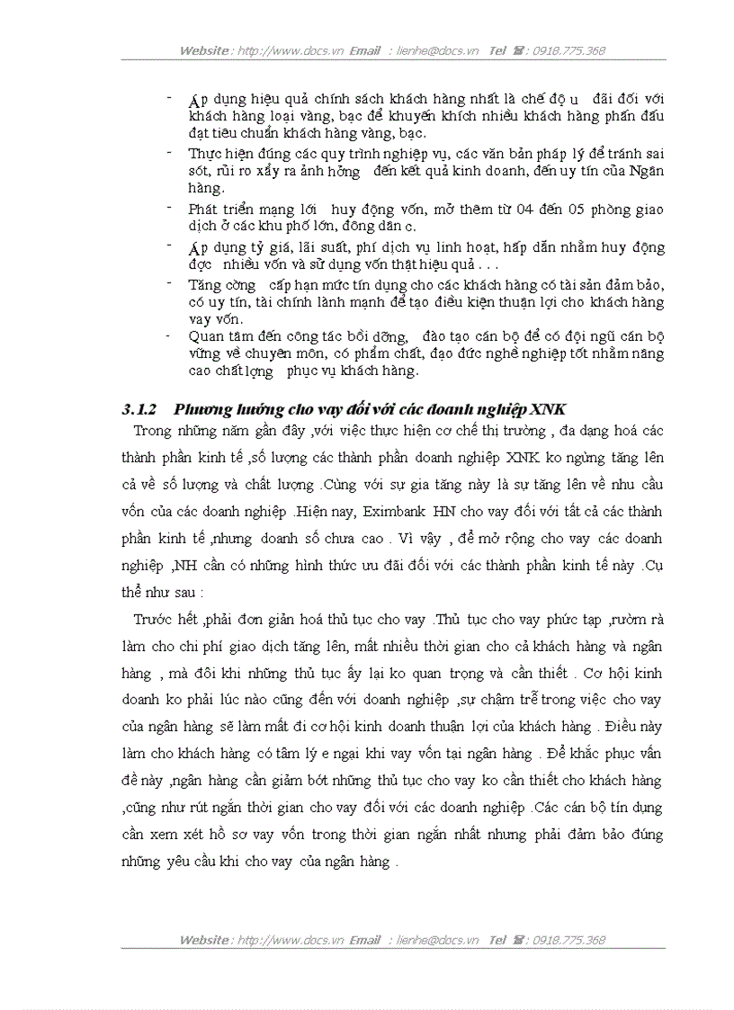 image for page Giải pháp mở rộng cho vay đối với doanh nghiệp xuất nhập khẩu tại ngân hàng thương mại cổ phần xuất nhập khẩu Hà Nội