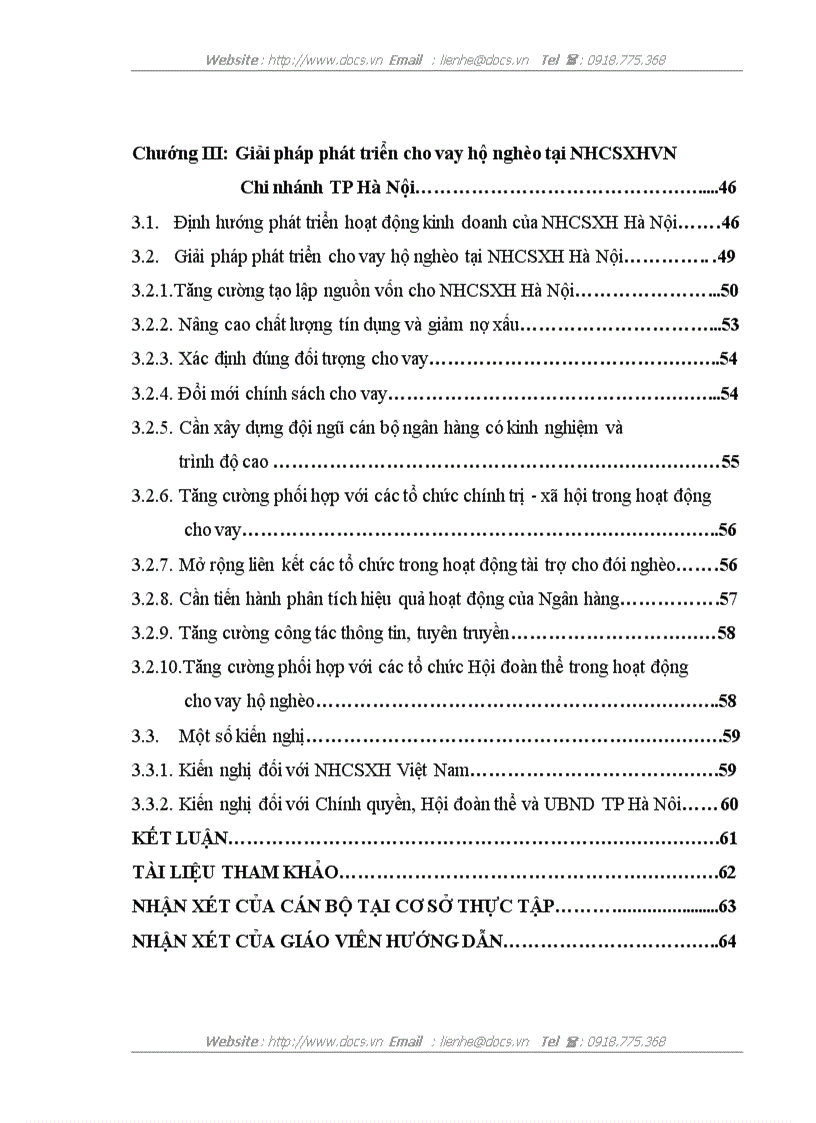 image for page Phát triển hoạt động cho vay hộ nghèo tại Ngân hàng Chính sách xã hội Việt Nam Chi nhánh Thành phố Hà Nôi