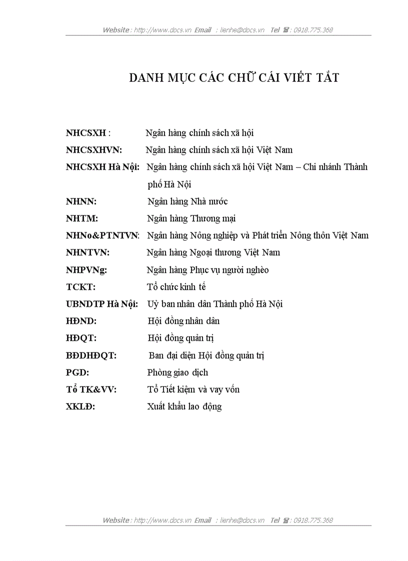 image for page Phát triển hoạt động cho vay hộ nghèo tại Ngân hàng Chính sách xã hội Việt Nam Chi nhánh Thành phố Hà Nôi