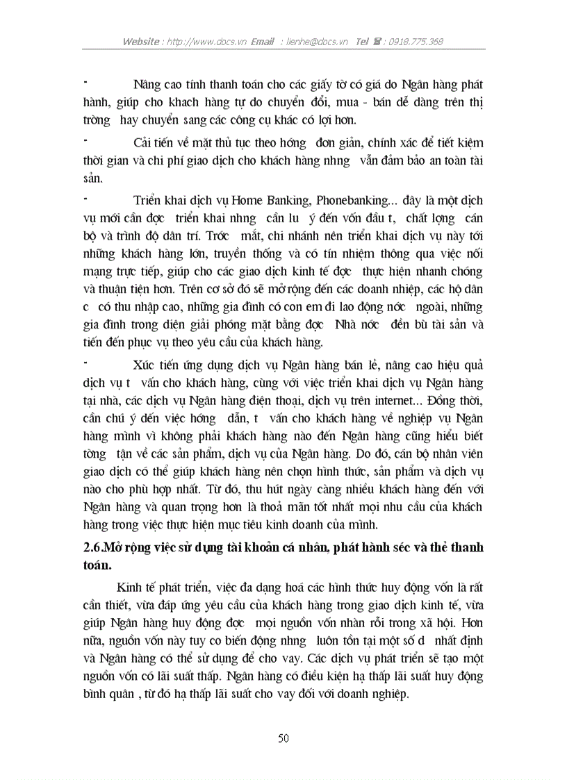 image for page Giải pháp tăng cường công tác huy động vốn tại chi nhánh NHNo PTNT chi nhánh Chợ Hôm