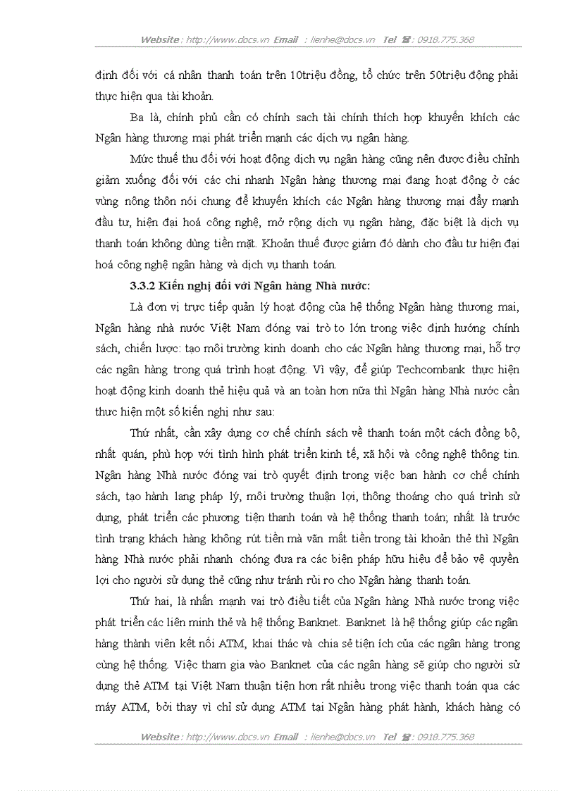 image for page Giải pháp phát triển hoạt động kinh doanh thẻ tại Ngân hàng thương mại cổ phần Kỹ thương Việt Nam Techcombank
