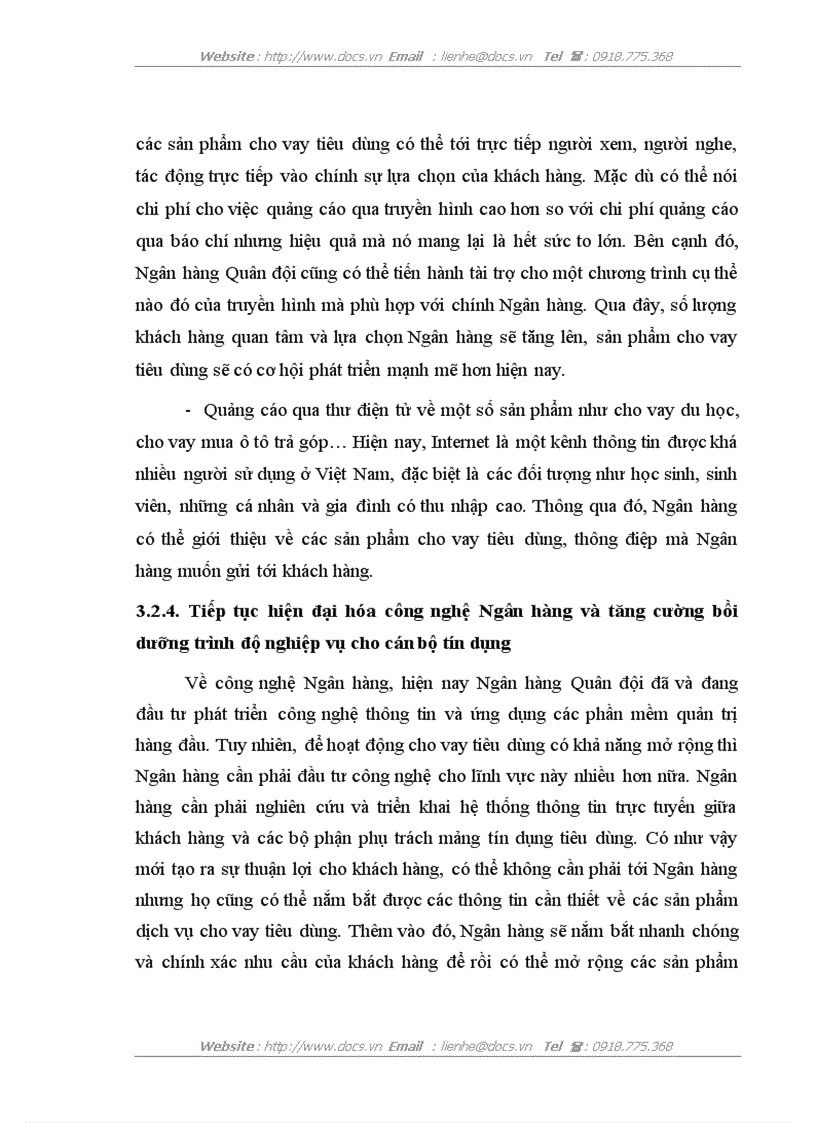 image for page Mở rộng cho vay tiêu dùng tại Ngân hàng Thương mại cổ phần Quân đội