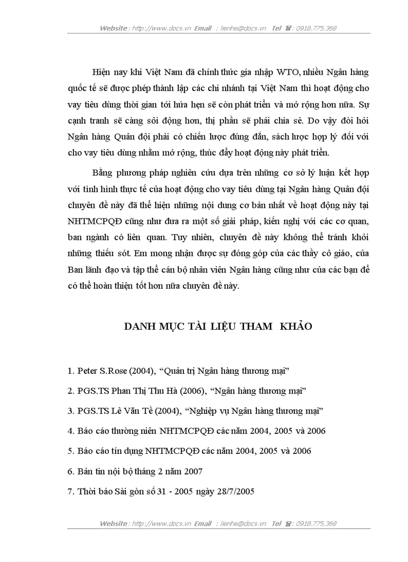 image for page Mở rộng cho vay tiêu dùng tại Ngân hàng Thương mại cổ phần Quân đội