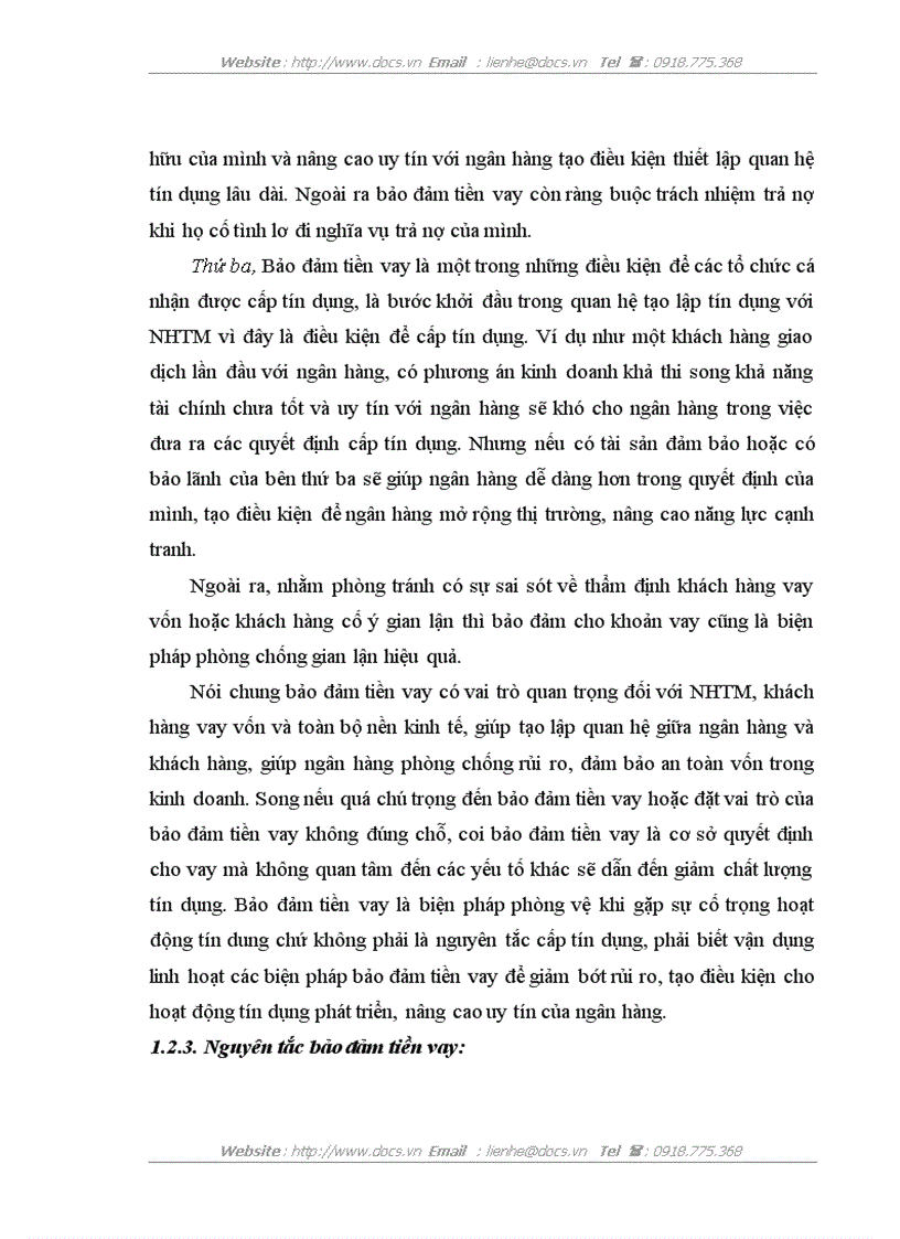 image for page Nâng cao chất lượng bảo đảm tiền vay tại Chi nhánh Ngân hàng Nông nghiệp và phát triển nông thôn Cầu Giấy