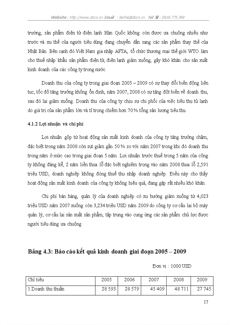 image for page Báo cáo tổng hợp Tại Công ty TNHH Điện tử Daewoo Hanel