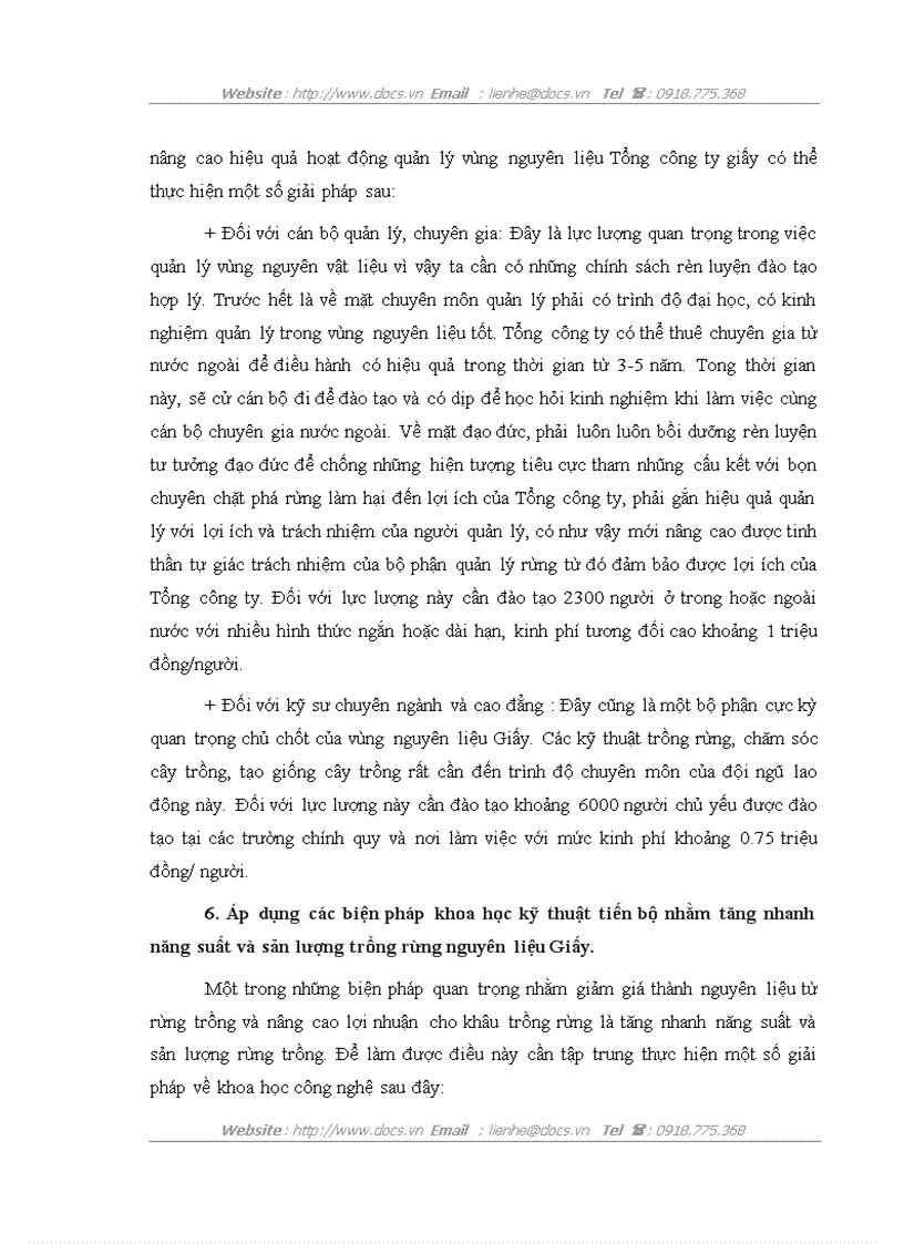 image for page Nâng cao hiệu quả hoạt động quản lý vùng nguyên liệu Giấy của Tổng công ty Giấy Việt Nam