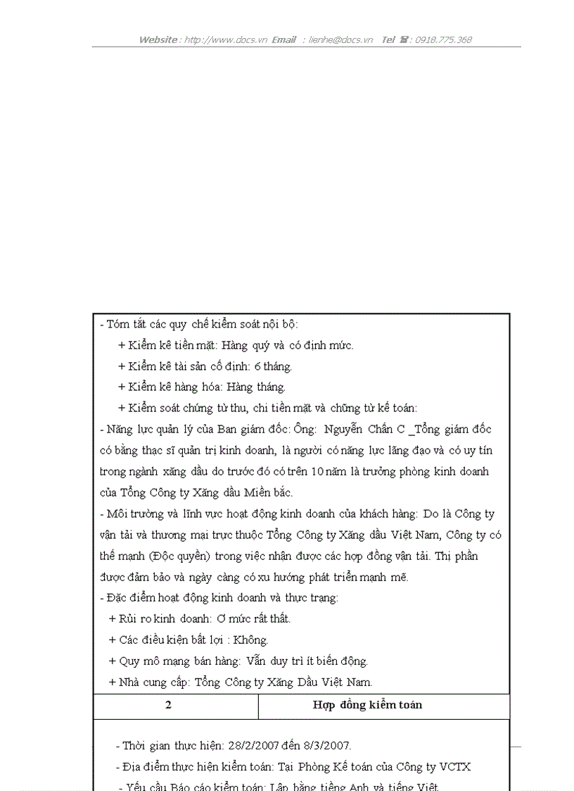 image for page Kiểm toán khoản mục tiền trong quy trình kiểm toán báo cáo tài chính do Công ty Kiểm toán và Tư vấn Tài chinh ACAGroup thực hiện