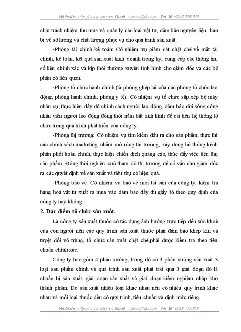 image for page Hoàn thiện công tác kế toán nguyên vật liệu tại Công ty cổ phần Dược phẩm trung ương 2