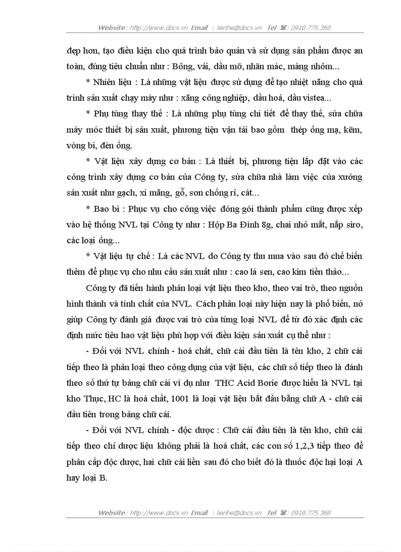 image for page Hoàn thiện công tác kế toán nguyên vật liệu tại Công ty cổ phần Dược phẩm trung ương 2