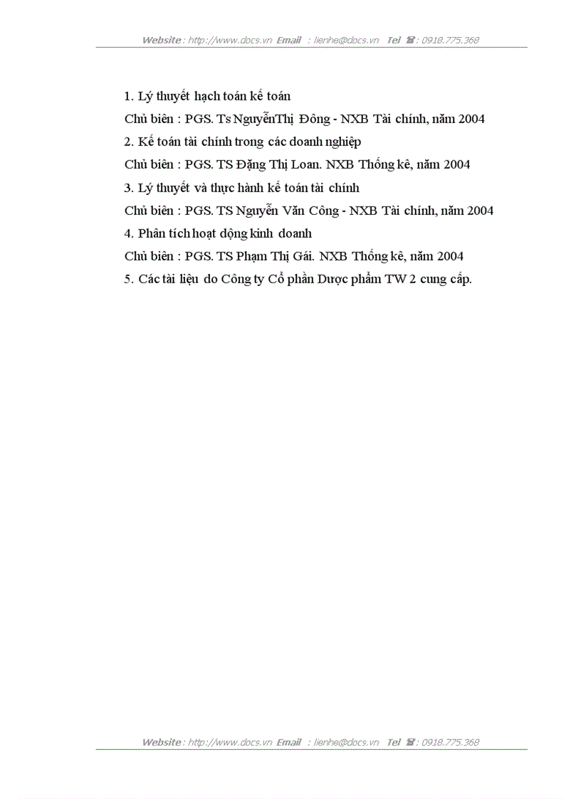 image for page Hoàn thiện công tác kế toán nguyên vật liệu tại Công ty cổ phần Dược phẩm trung ương 2