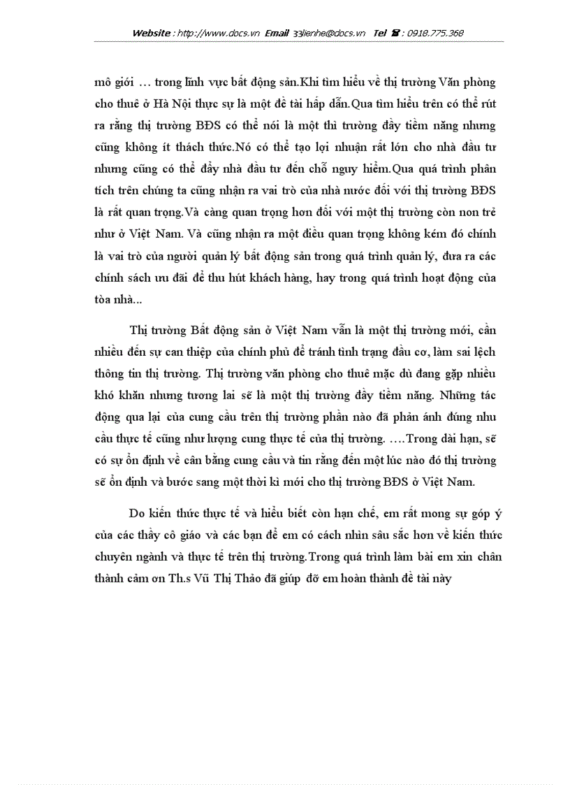 image for page Nghiên cứu thị trường Văn phòng cho thuê trên địa bàn thành phố Hà Nội