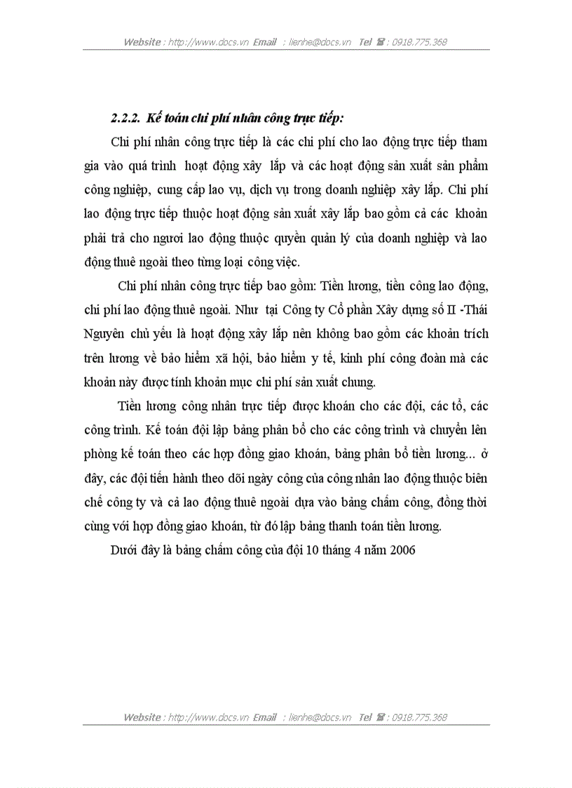 image for page Hoàn thiện kế toán chi phí và tính giá thành sản phẩm tại Công ty Cổ phần Xây dựng số II Thái Nguyên