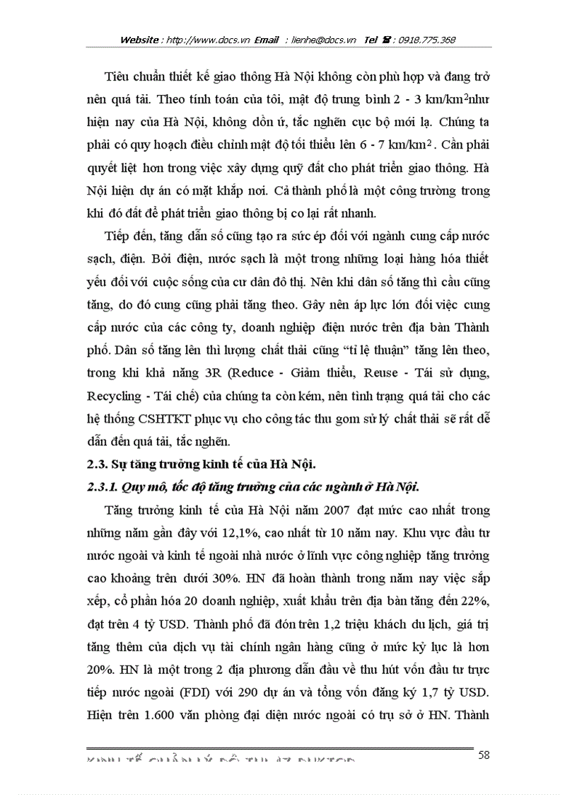 image for page Phân tích các nhân tố ảnh hưởng đến sự phát triển cơ sở hạ tầng kỹ thuật đô thị trên địa bàn Thành phố Hà Nội