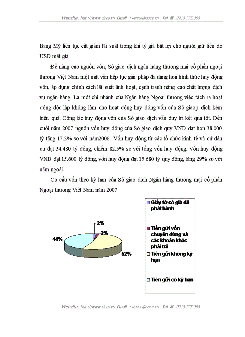 image for page Báo cáo tổng hợp Tại ngânhàng NHTMCP Ngoại thương Việt Nam