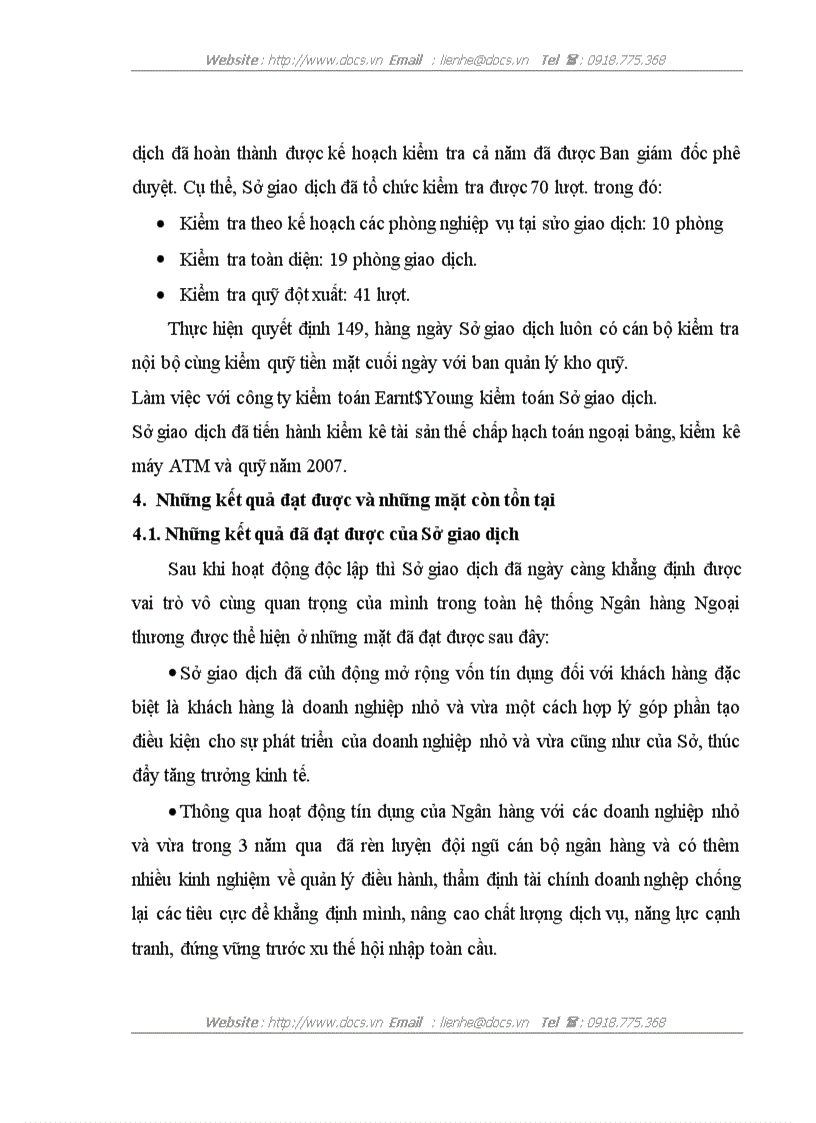 image for page Báo cáo tổng hợp Tại ngânhàng NHTMCP Ngoại thương Việt Nam