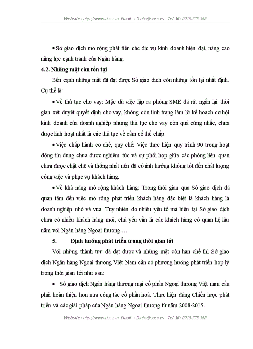 image for page Báo cáo tổng hợp Tại ngânhàng NHTMCP Ngoại thương Việt Nam