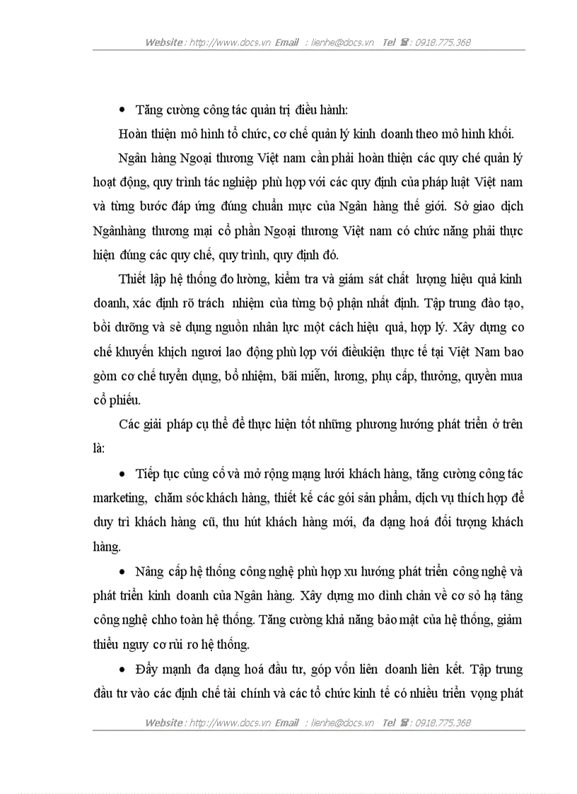 image for page Báo cáo tổng hợp Tại ngânhàng NHTMCP Ngoại thương Việt Nam