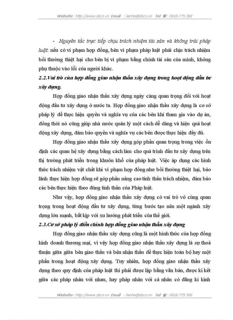 image for page Chế độ hợp đồng giao nhận thầu xây dựng và thực tiễn áp dụng tại công ty Cổ phần kĩ thuật nền móng và công trình ngầm FECON