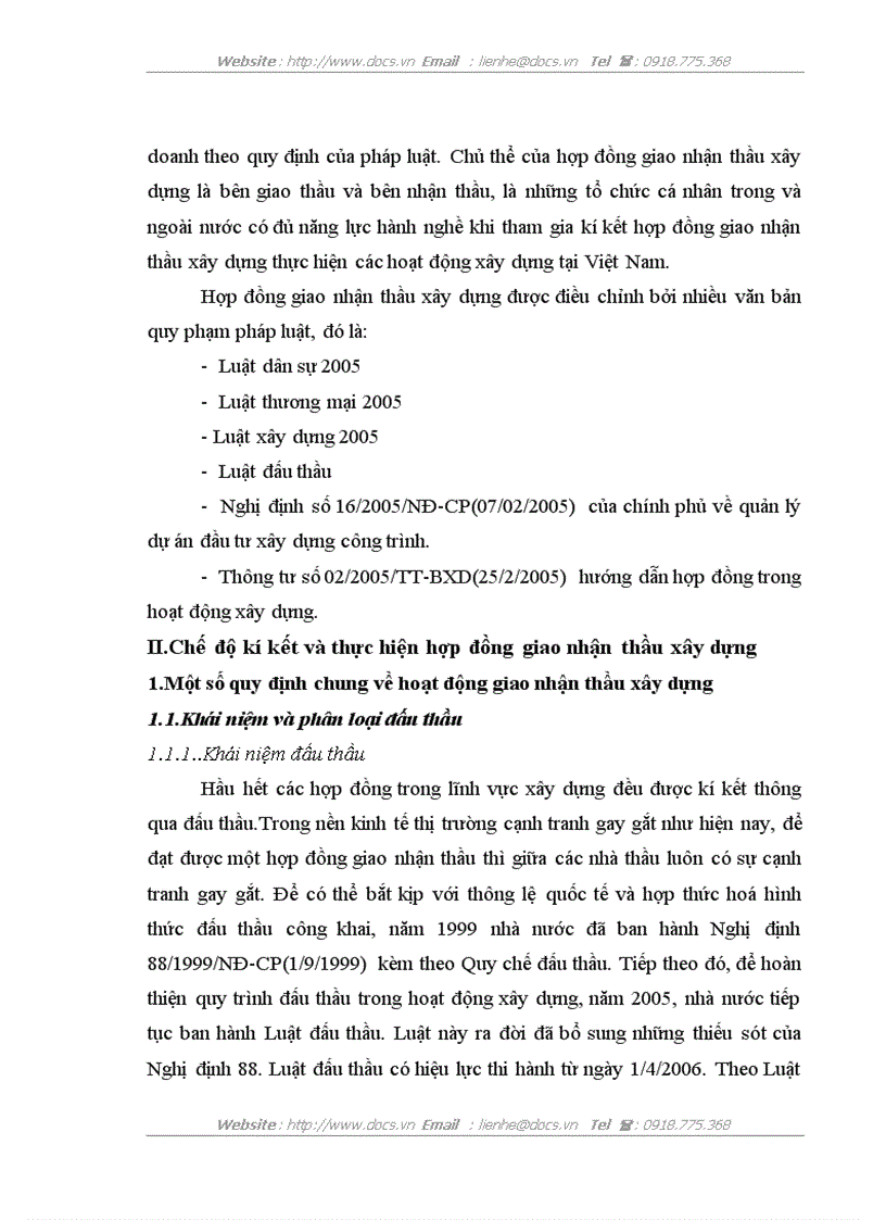 image for page Chế độ hợp đồng giao nhận thầu xây dựng và thực tiễn áp dụng tại công ty Cổ phần kĩ thuật nền móng và công trình ngầm FECON