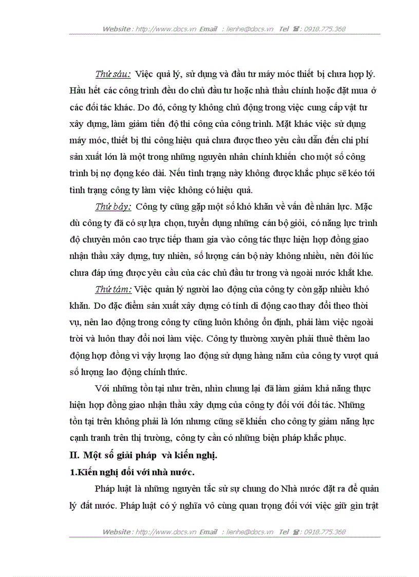 image for page Chế độ hợp đồng giao nhận thầu xây dựng và thực tiễn áp dụng tại công ty Cổ phần kĩ thuật nền móng và công trình ngầm FECON