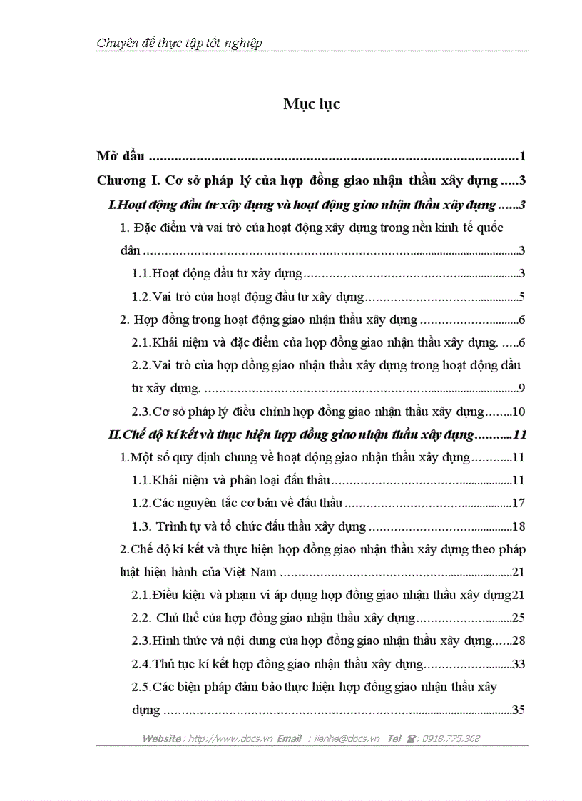 image for page Chế độ hợp đồng giao nhận thầu xây dựng và thực tiễn áp dụng tại công ty Cổ phần kĩ thuật nền móng và công trình ngầm FECON
