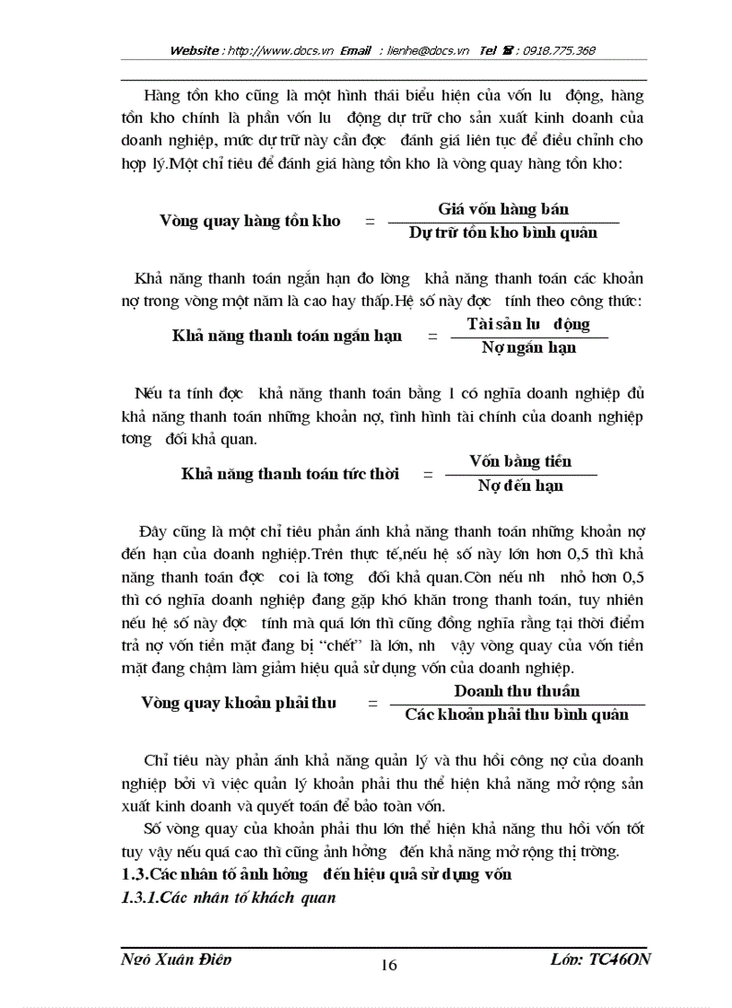 image for page Nâng cao hiệu quả sử dụng vốn tại Công ty kinh doanh mỹ nghệ vàng bạc đá quý NHNN PTNT Việt Nam