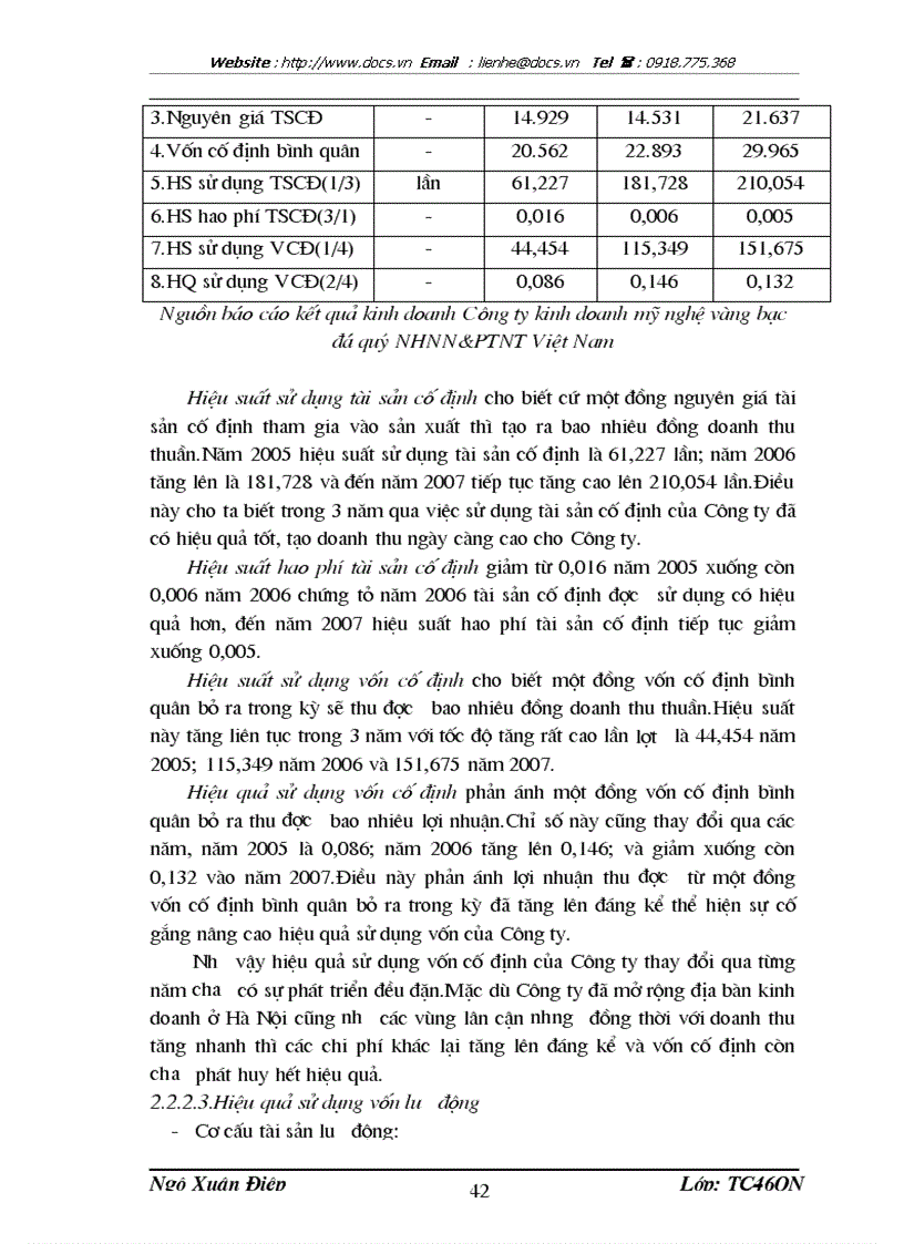 image for page Nâng cao hiệu quả sử dụng vốn tại Công ty kinh doanh mỹ nghệ vàng bạc đá quý NHNN PTNT Việt Nam
