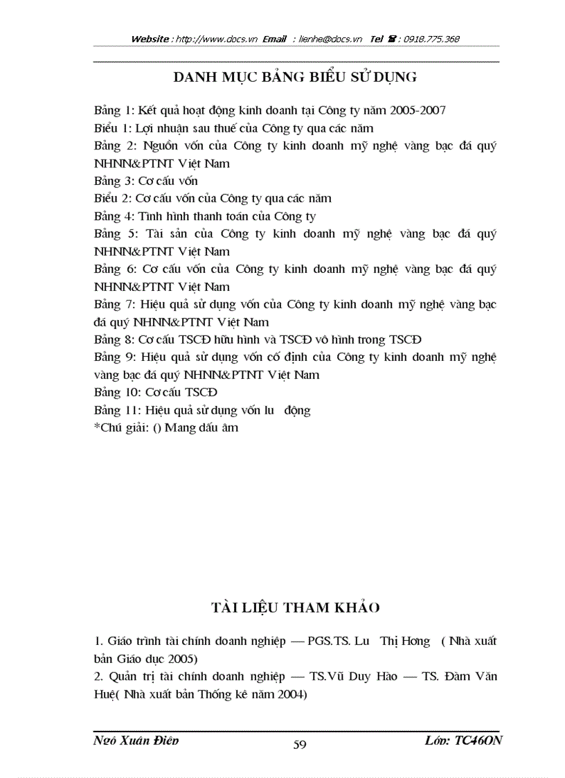 image for page Nâng cao hiệu quả sử dụng vốn tại Công ty kinh doanh mỹ nghệ vàng bạc đá quý NHNN PTNT Việt Nam