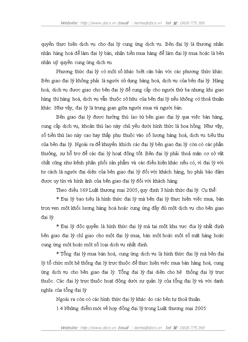 image for page Chế độ pháp lý về hợp đồng đại lý và thực tiễn tại Công ty trách nhiện hữu hạn Nhà nước một thành viên Xuân Hoà