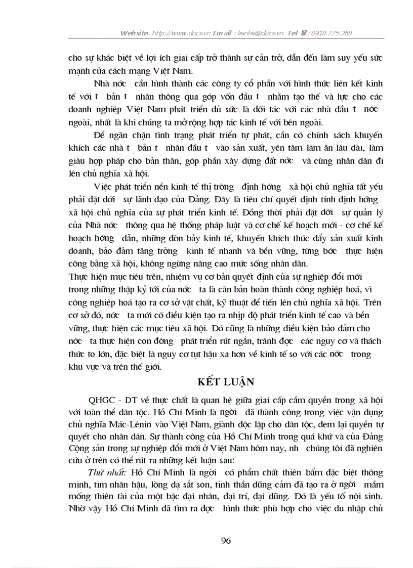 image for page Tư tưởng Hồ Chí Minh về mối quan hệ giữa giai cấp với dân tộc và việc vận dụng tư tưởng đó vào sự nghiệp đổi mới ở Việt Nam