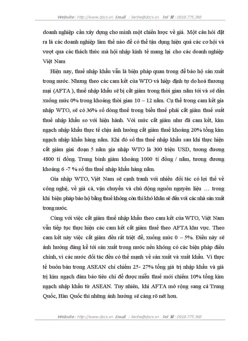 image for page Thực trạng thực hiện Luật thuế xuất nhập khẩu tại Công ty kinh doanh và XNK Viglacera