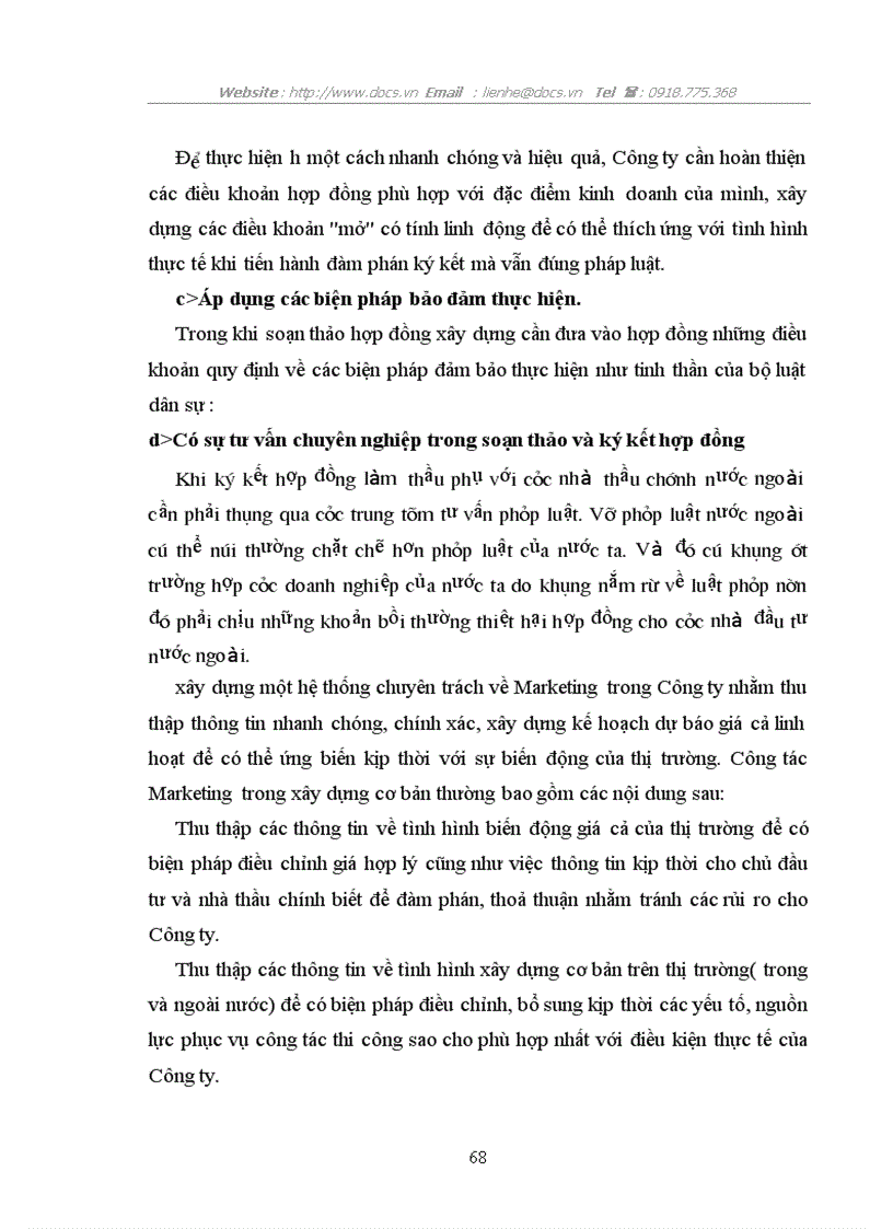 image for page Pháp luật về hợp đồng xây lắp và thực tiễn áp dụng tại công ty cổ phần xây dựng thương mại và dịch vụ văn hóa