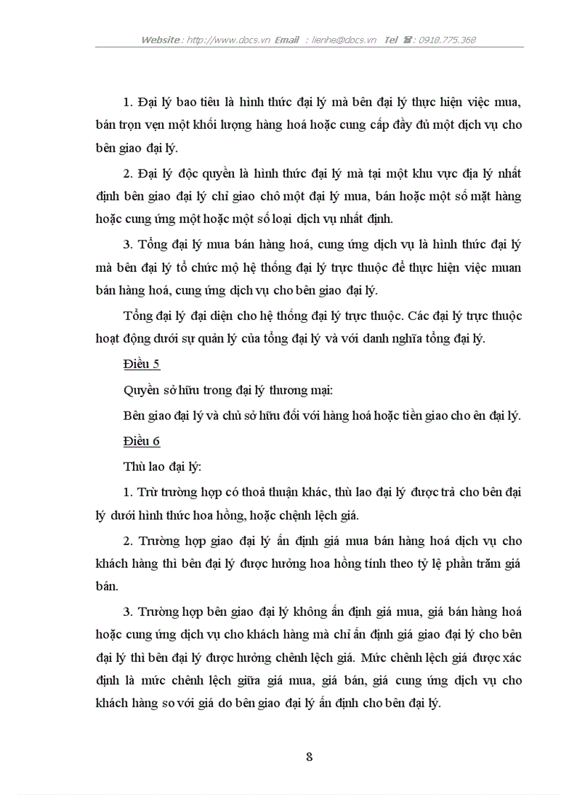 image for page Pháp luật về hợp đồng và thực tiễn thực hiện hợp đồng đại lí bán xe máy tại công ty TNHH Sơn Hải