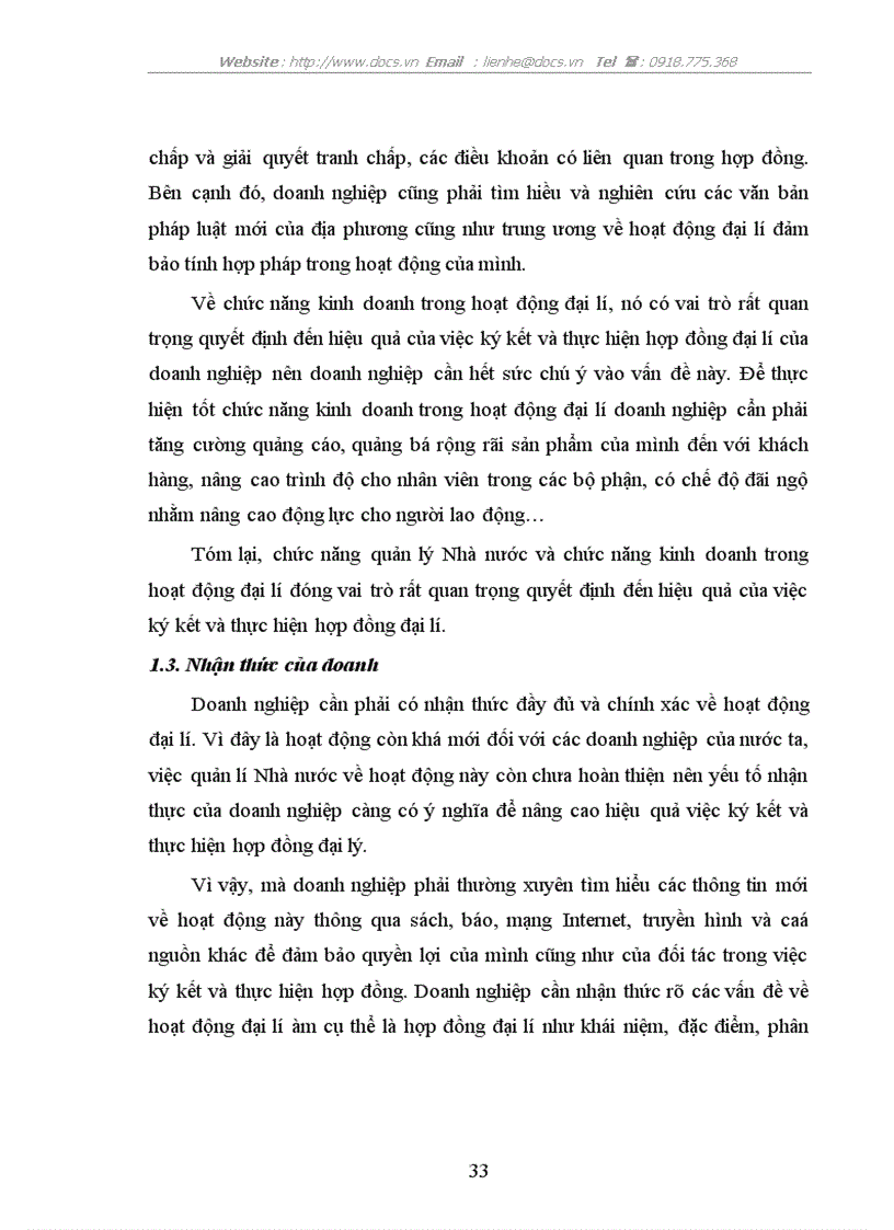 image for page Pháp luật về hợp đồng và thực tiễn thực hiện hợp đồng đại lí bán xe máy tại công ty TNHH Sơn Hải