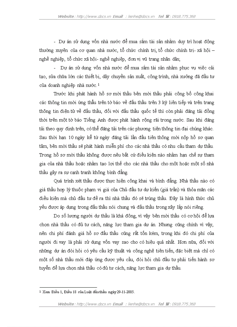 image for page Qui chế pháp lý chung về đấu thầu trong xây lắp và thực tiễn áp dụng tại công ty TNHH Cavico Việt Nam xây dựng Cầu Hầm