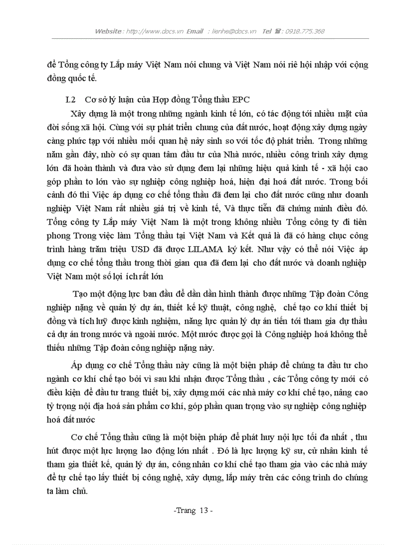 image for page Thực tiễn các điều khoản ký kết và thực hiện hợp đồng tổng thầu epc tại tổng công ty lắp máy việt nam