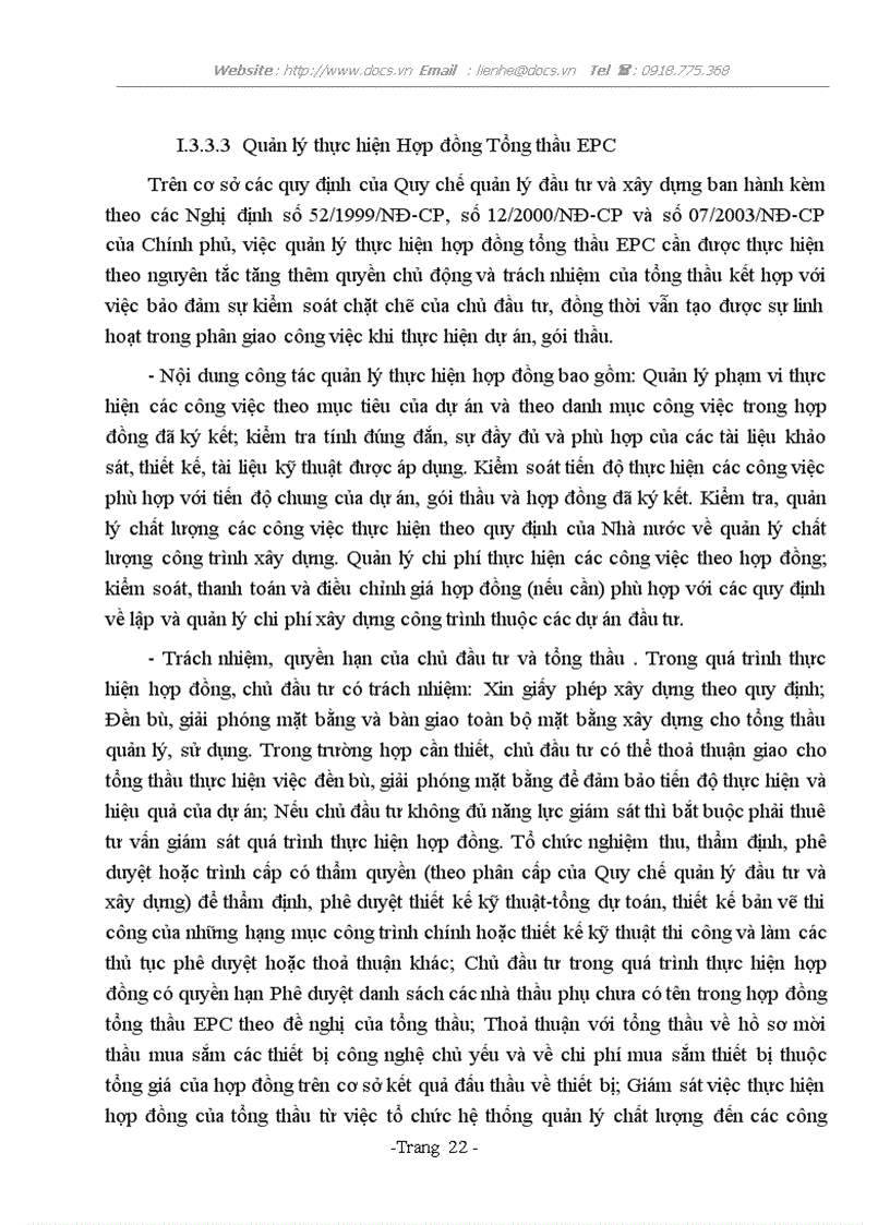 image for page Thực tiễn các điều khoản ký kết và thực hiện hợp đồng tổng thầu epc tại tổng công ty lắp máy việt nam